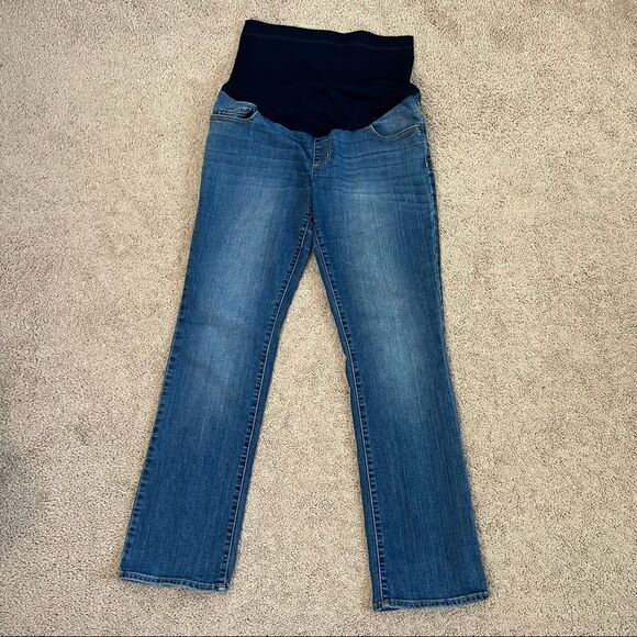 Liz Lange Maternity Bootcut Jeans 10 - Picture 1 of 9